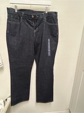 NEW Vintage GAP Women’s Black Straight-Leg Jeans size 14R